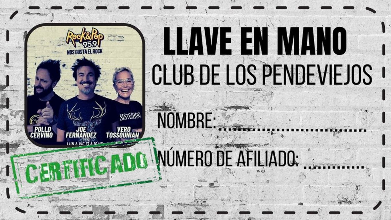 CLUB DE LOS PENDEVIEJOS: De Pepe Cibrián a Daniel Scioli