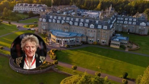 Rod Stewart dejó propina de 12 mil dólares en hotel de lujo de Escocia