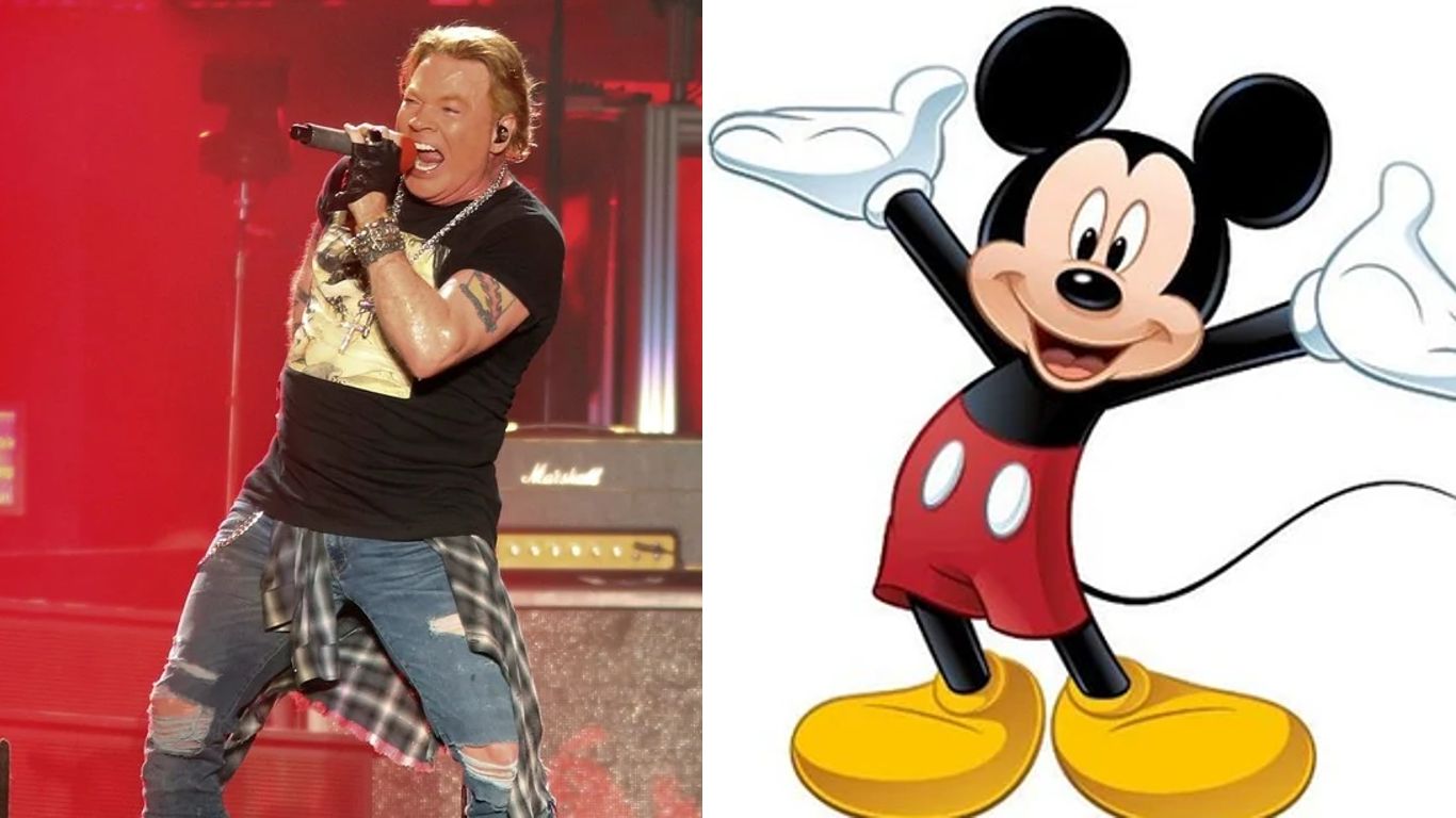 Del hombre más sexy del mundo a Mickey Mouse ¿Qué pasa con Axl Rose?