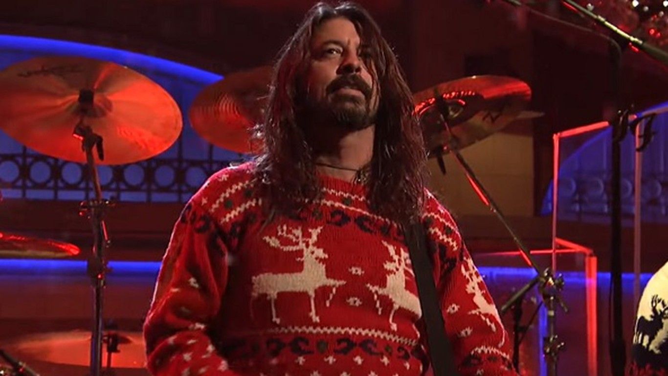 Cover navideño de Foo Fighters