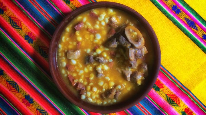 Andrea Rincón compartió su receta de locro