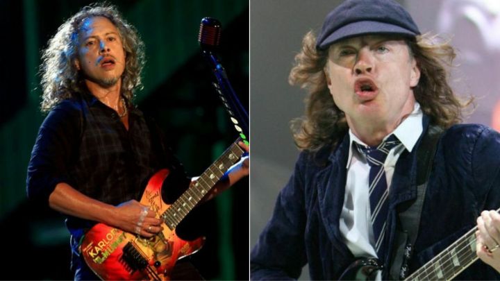 Kirk Hamett admite haber estado obsesionado con Angus Young toda su vida