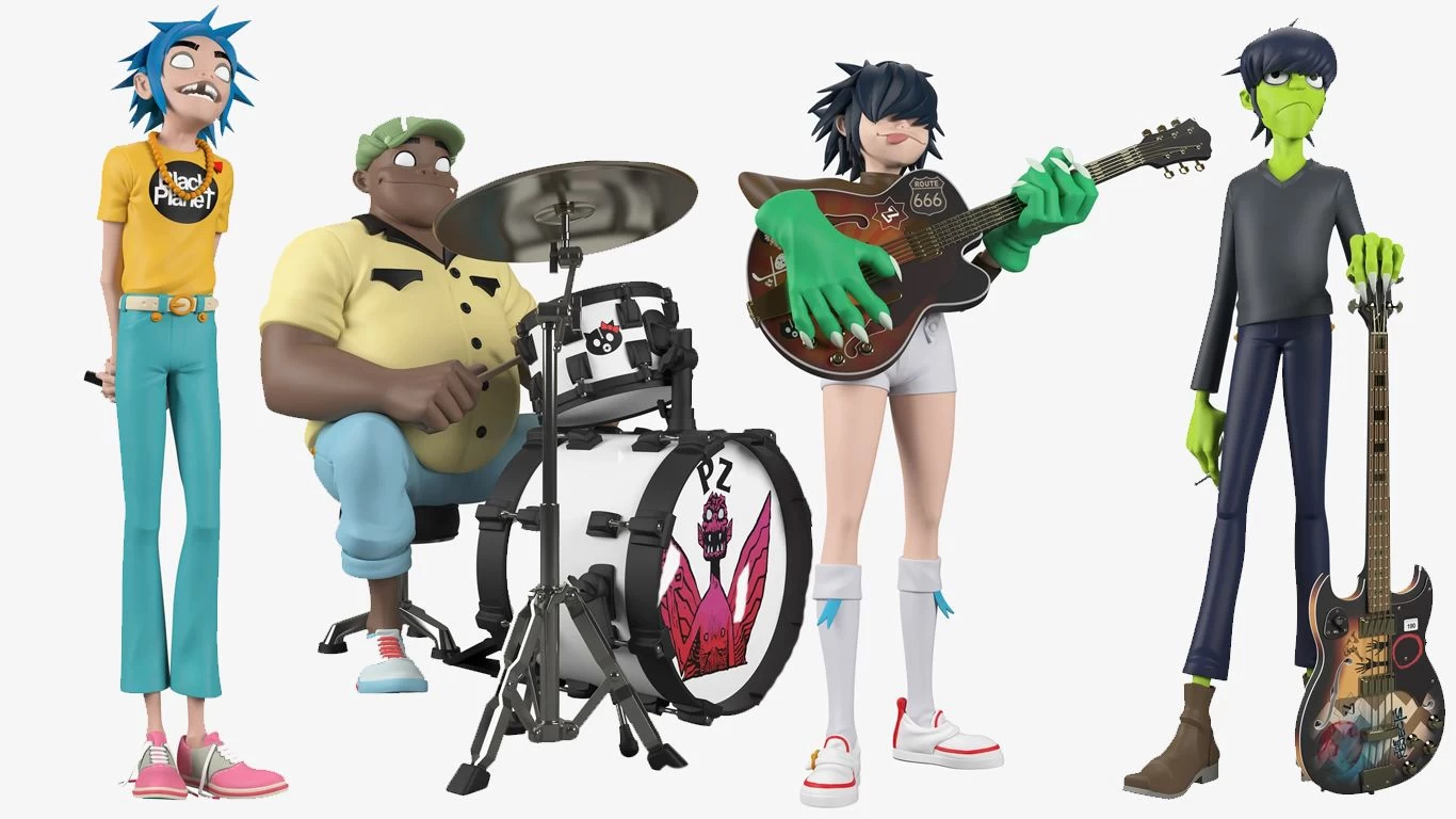 Gorillaz lanza su línea de muñecos