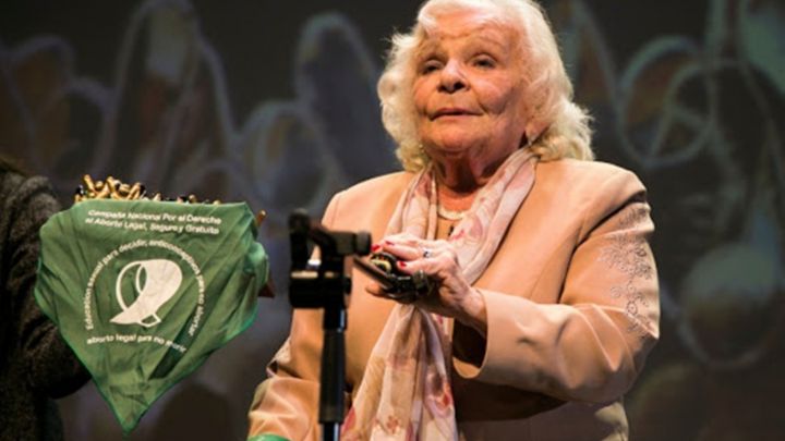 Nelly Minyersky: "El proyecto revela una lucha de décadas de las mujeres argentinas"