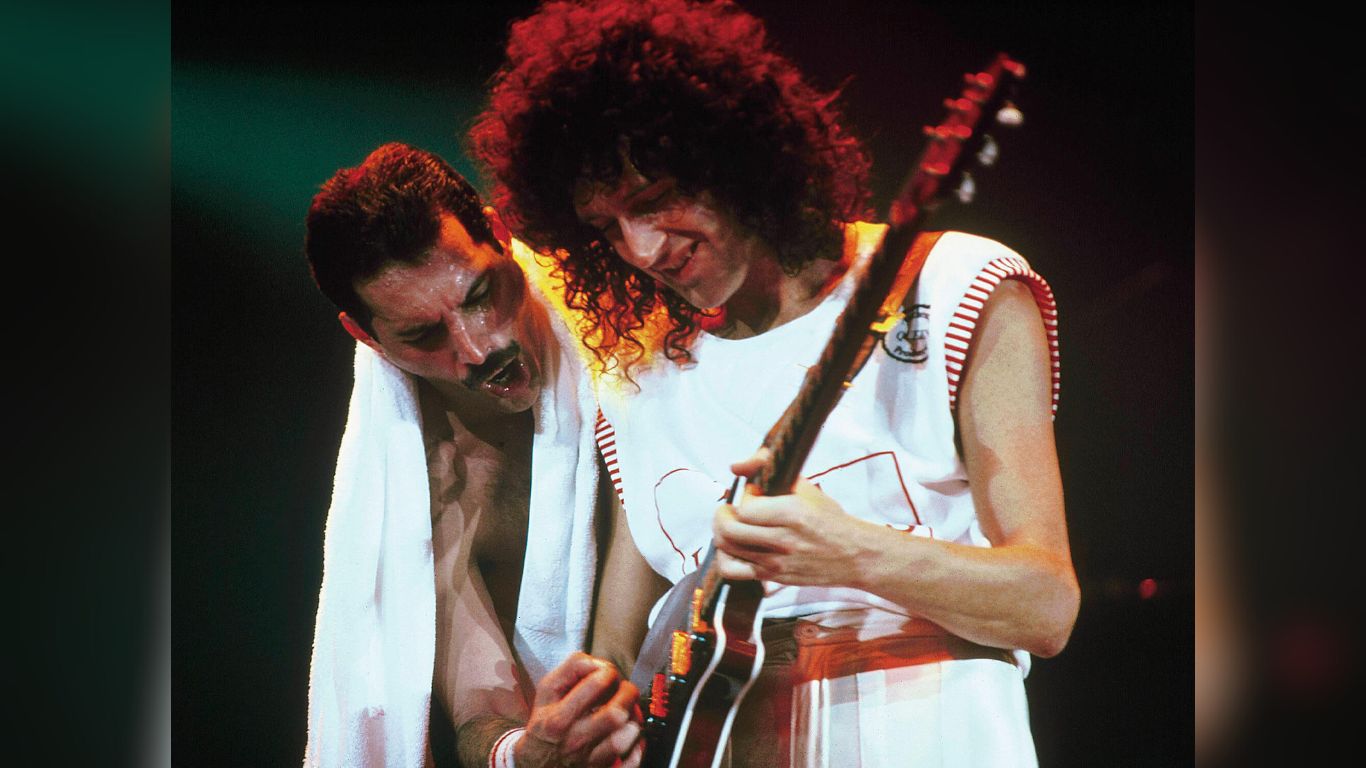 Brian May y los tensos primeros días de Freddie Mercury en Queen