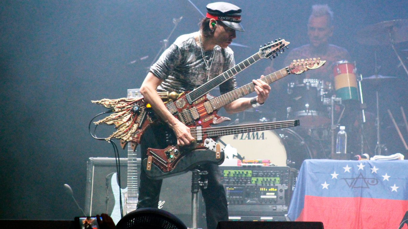 Steve Vai sopló las velitas en el Luna Park