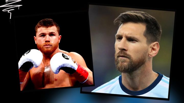 Canelo, ¡con Messi NO!